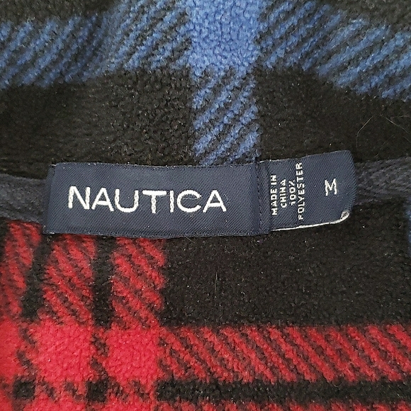 Nautica warm plaid fleece top - Picture 3 of 3